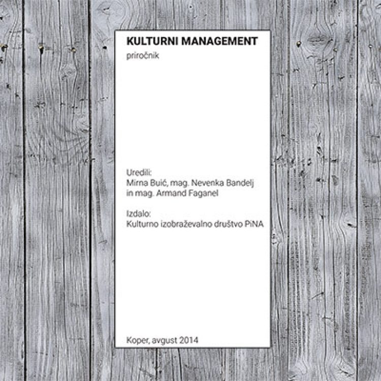 Cultural management: Handbook